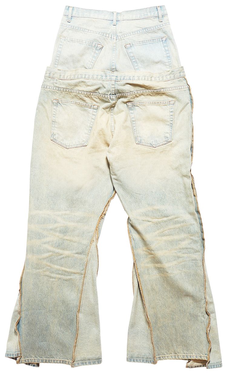 RIVINGTON roi Rebis Fathers Garden He Rose 3 Jeans Light Indigo