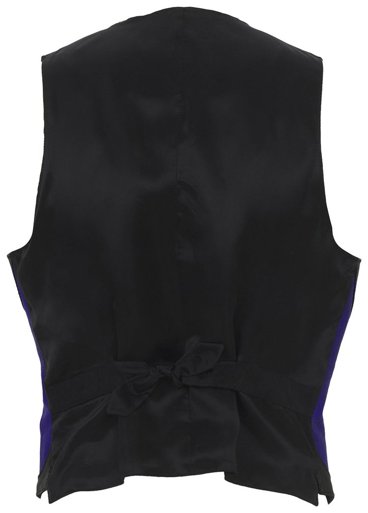 Martine Rose Applique Waistcoat BlackBlue