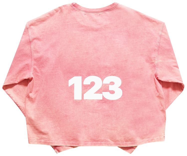 RIVINGTON roi Rebis Uso 123 CVA Long Sleeve Tee Pink