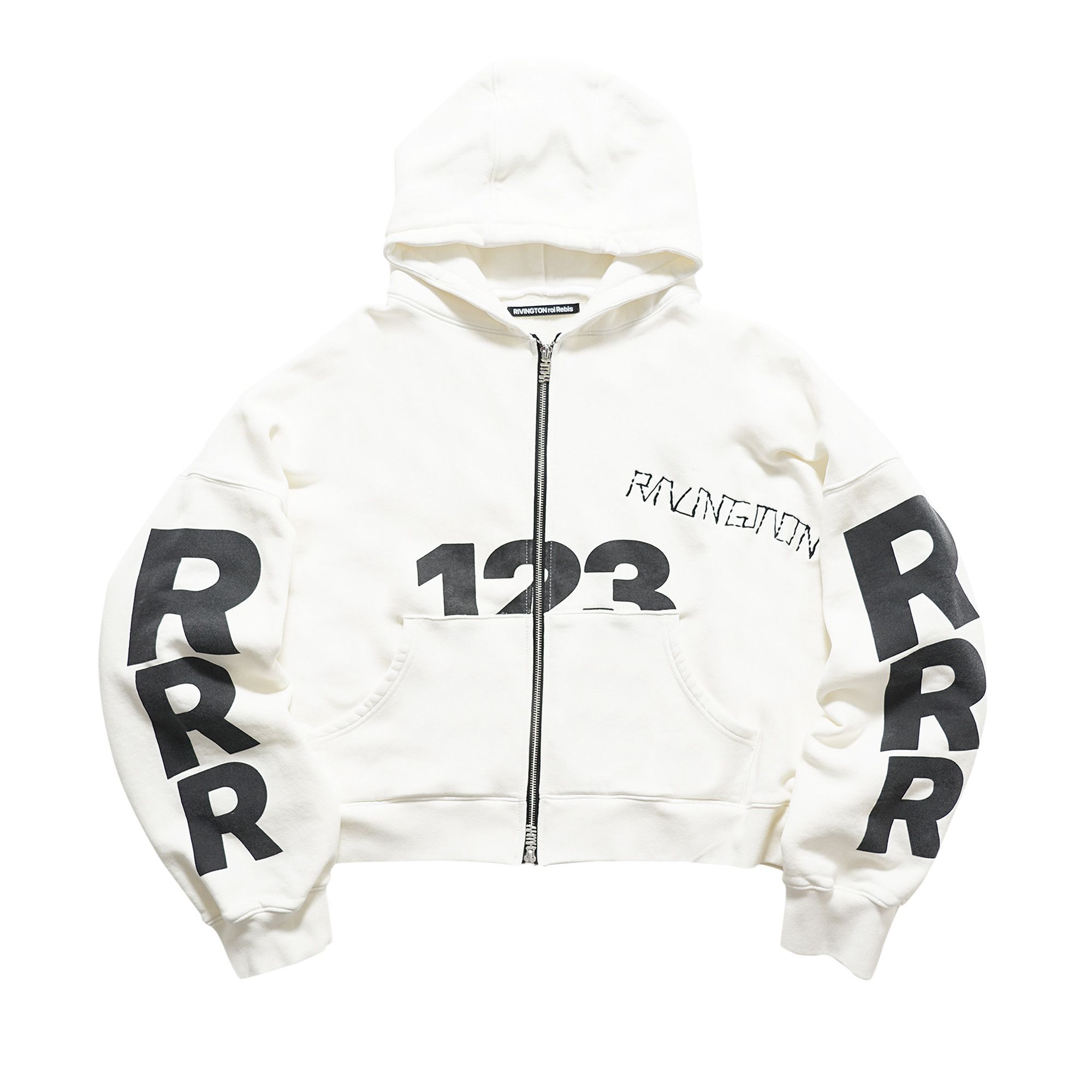 Buy RIVINGTON roi Rebis Uso 123 CVA Zip Hoodie 'Max White' - CUSO