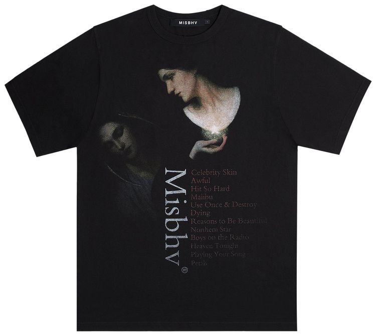 MISBHV Celebrity Skin T Shirt Washed Black