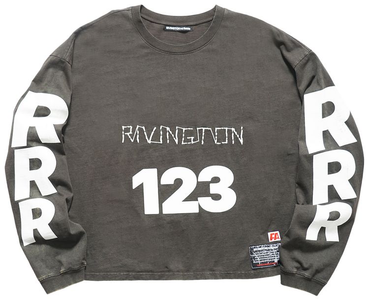 RIVINGTON roi Rebis Uso 123 CVA Long Sleeve Tee Mechanic Black