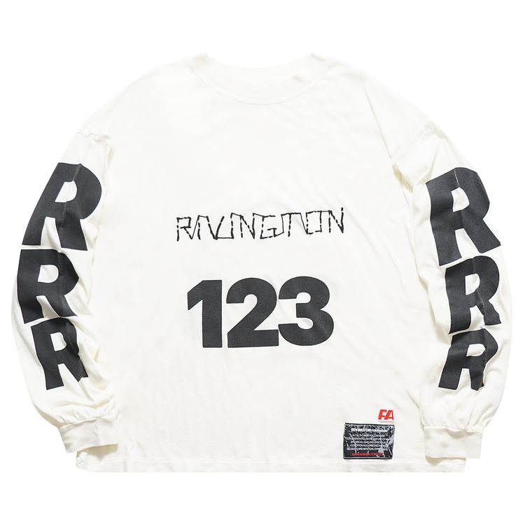 RIVINGTON roi Rebis Uso 123 Garden Long Sleeve Tee Max White