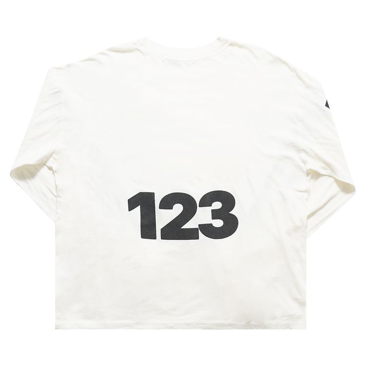 RIVINGTON roi Rebis Uso 123 Garden Long Sleeve Tee Max White