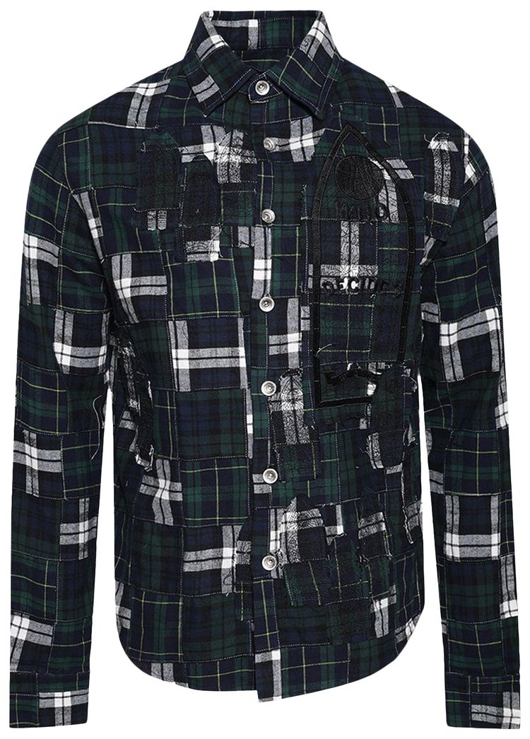 Who Decides War Patched Arch Flannel Multicolor