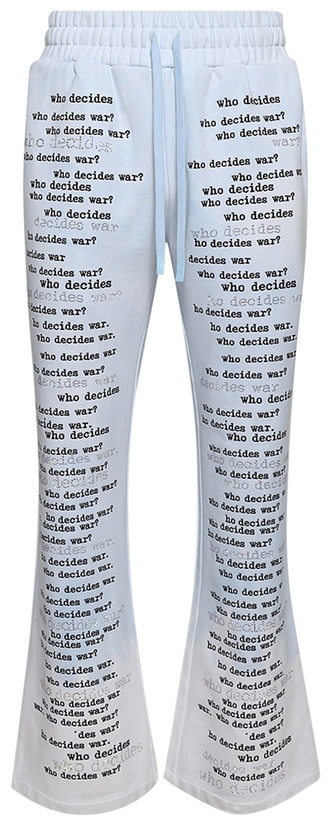 Who Decides War Scripture Sweatpants Sky