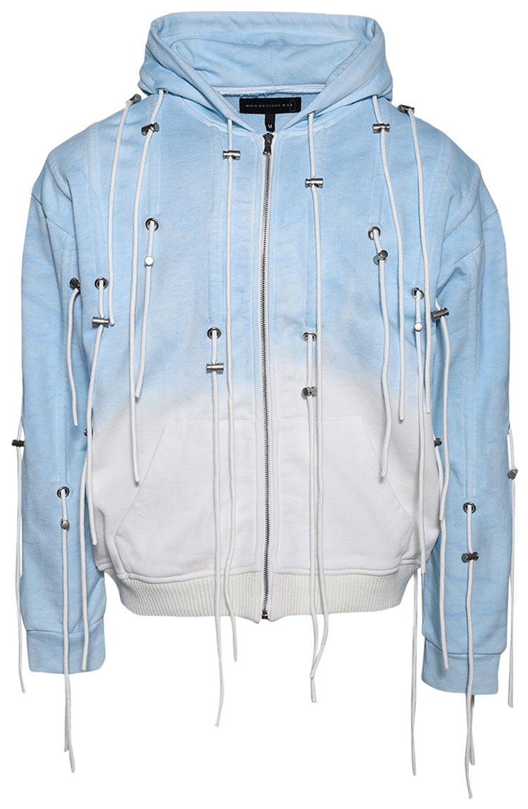 Who Decides War String Theory Zip Up Hoodie Sky