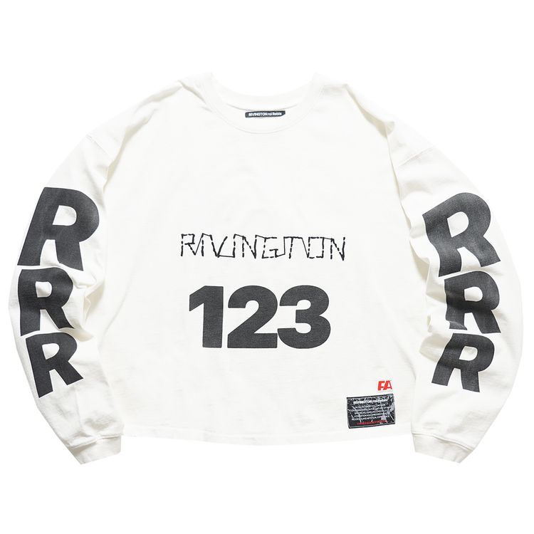 RIVINGTON roi Rebis Uso 123 CVA Long Sleeve Tee Max White