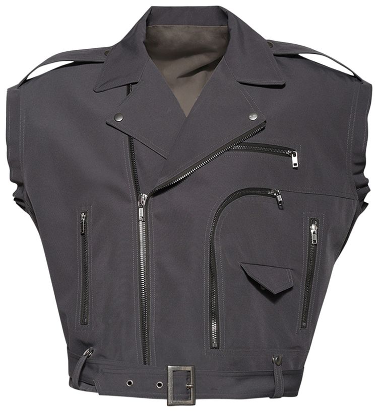 Rick Owens Bauhaus Stooges Cropped Vest Exhaust