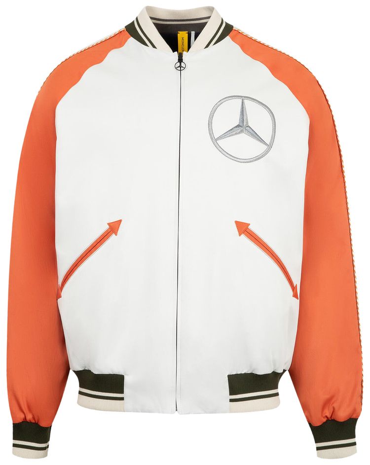 Moncler Genius x Mercedes Benz x Nigo Satet Jacket Orange