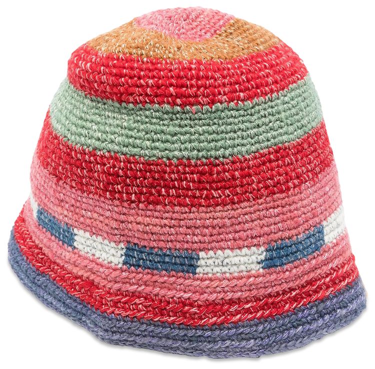 Visvim Meda Crochet Knit Hat Multicolor