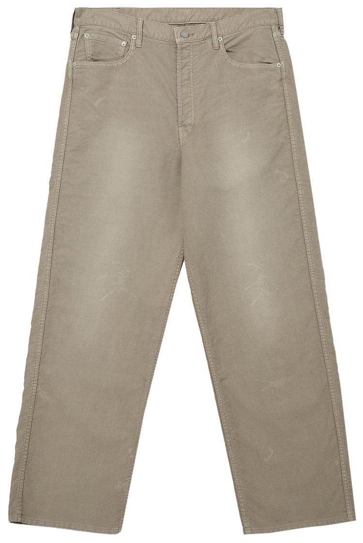 Visvim Fluxus 01 Ex Wide Leg Pants Beige
