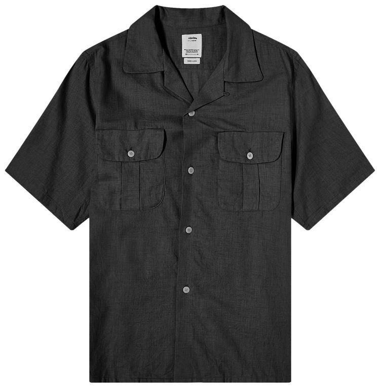 Visvim Keesey SP Short Sleeve Shirt Black