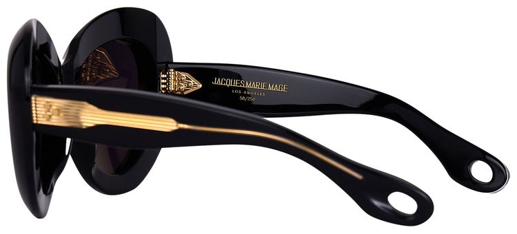 Jacques Marie Mage Monarch Sunglasses Black