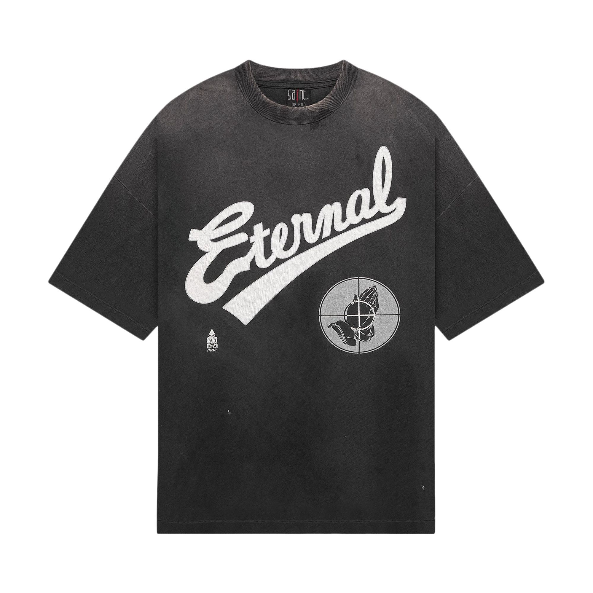 Buy SAINT Mxxxxxx x Fear Of God Short-Sleeve T-Shirt 'Black' - SM