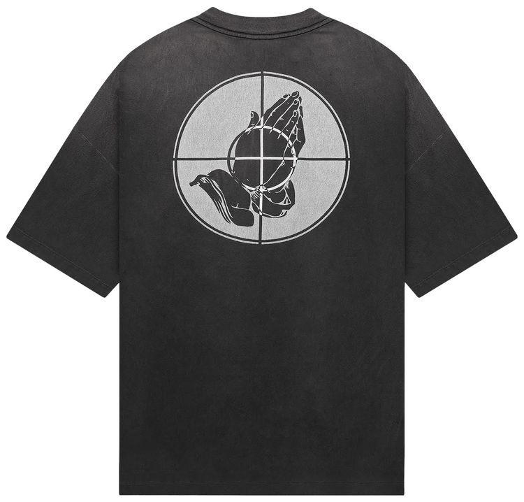 SAINT Mxxxxxx x Fear Of God Short Sleeve T Shirt Black