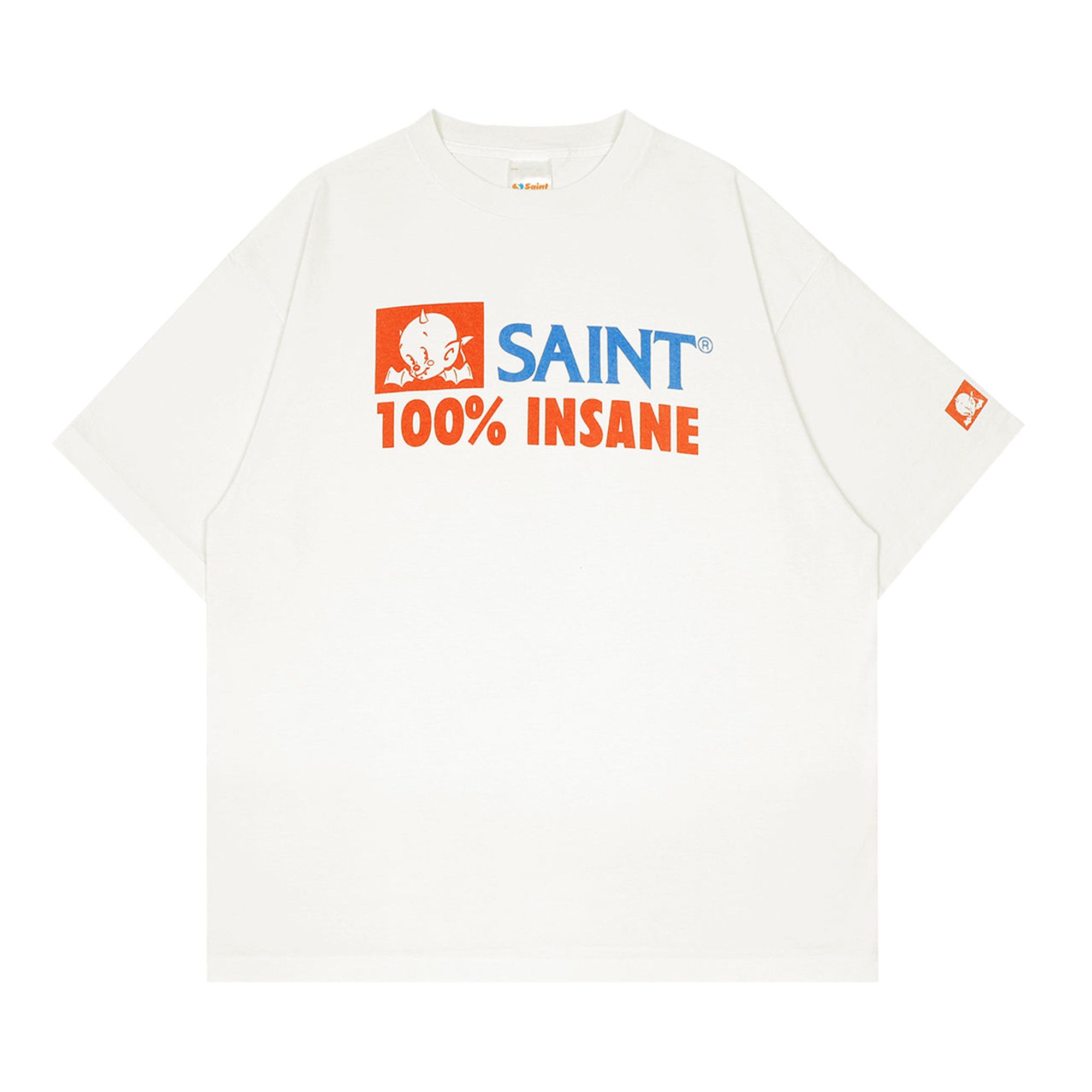 Buy SAINT Mxxxxxx Insane Short-Sleeves T-Shirt 'Navy' - SM