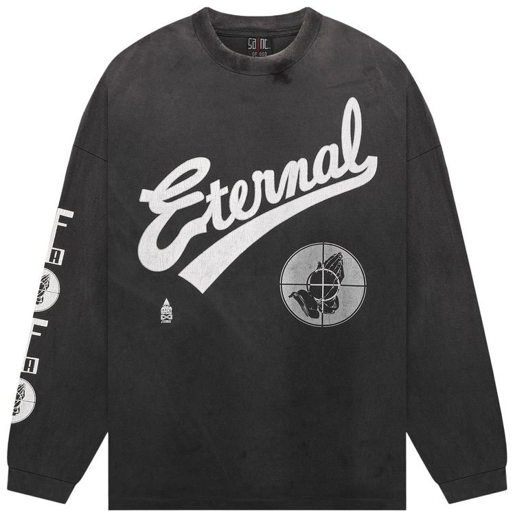 SAINT Mxxxxxx x Fear Of God Long Sleeve T Shirt Black