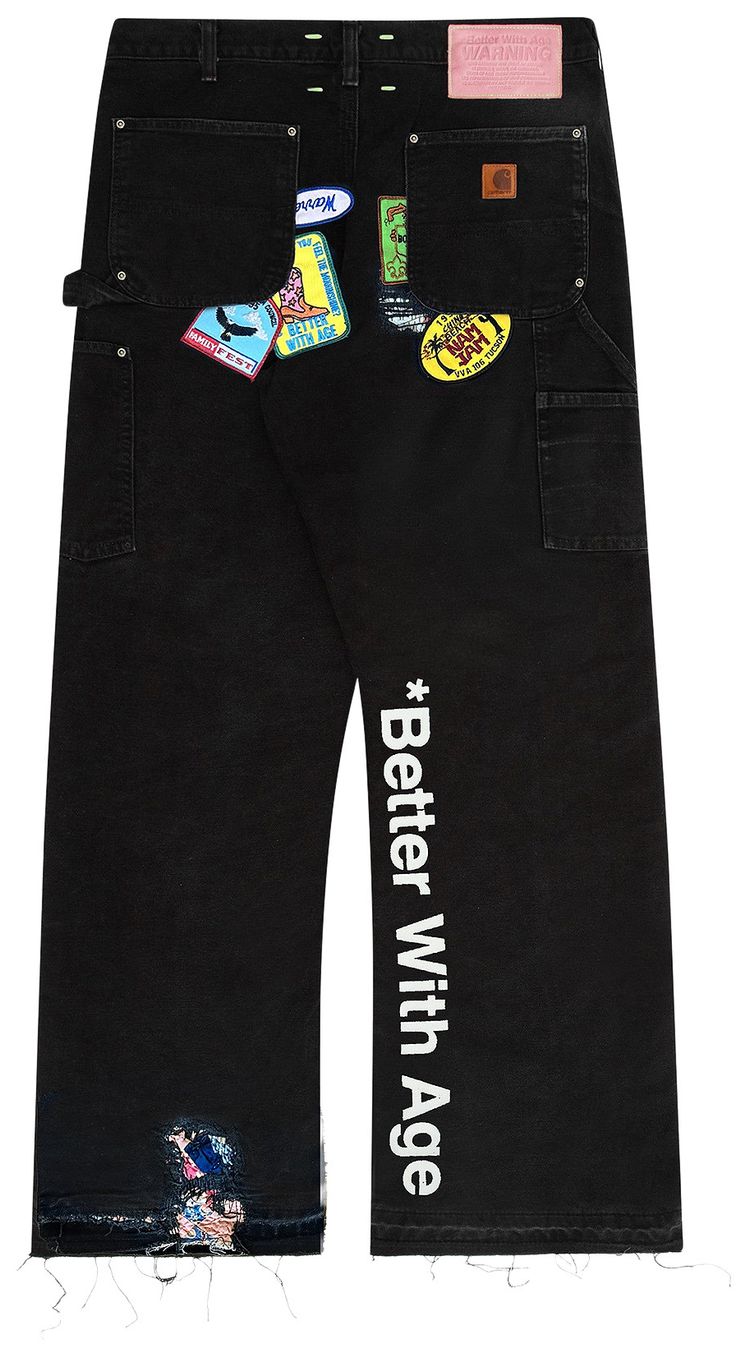 Better With Age American Repair Single Knee Trouser Multicolor