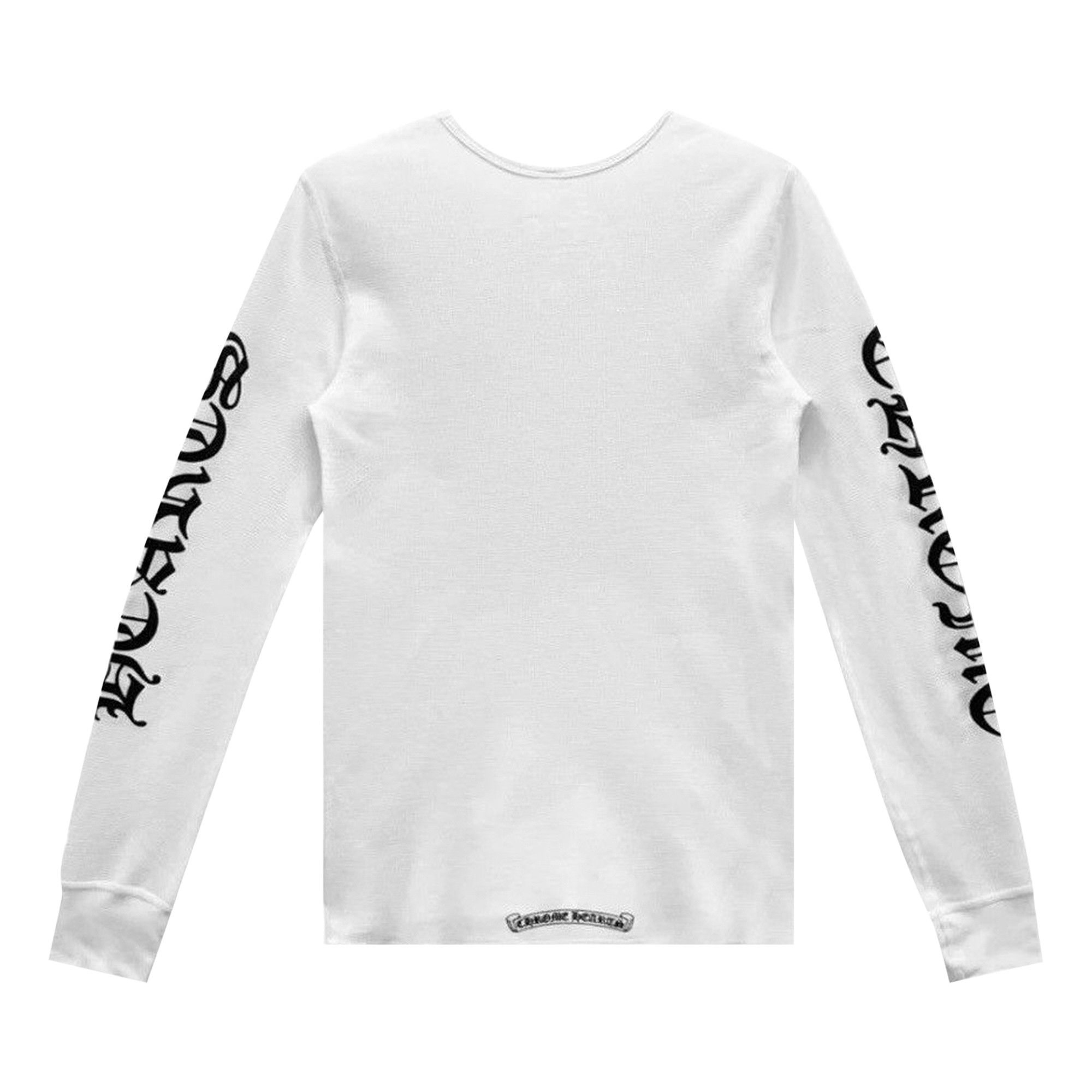 Buy Chrome Hearts Scroll Logo Long-Sleeve Thermal T-Shirt