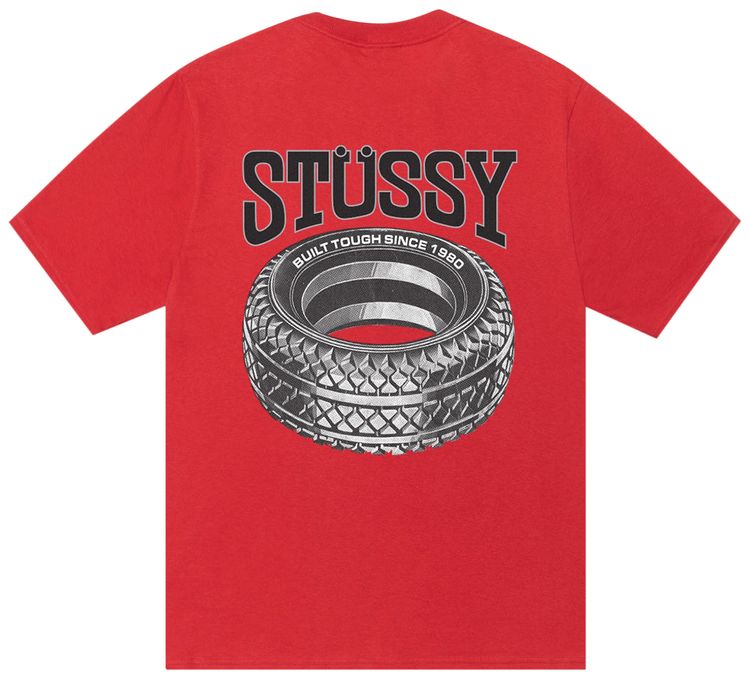 Stussy Tough Tread Tee Cayenne