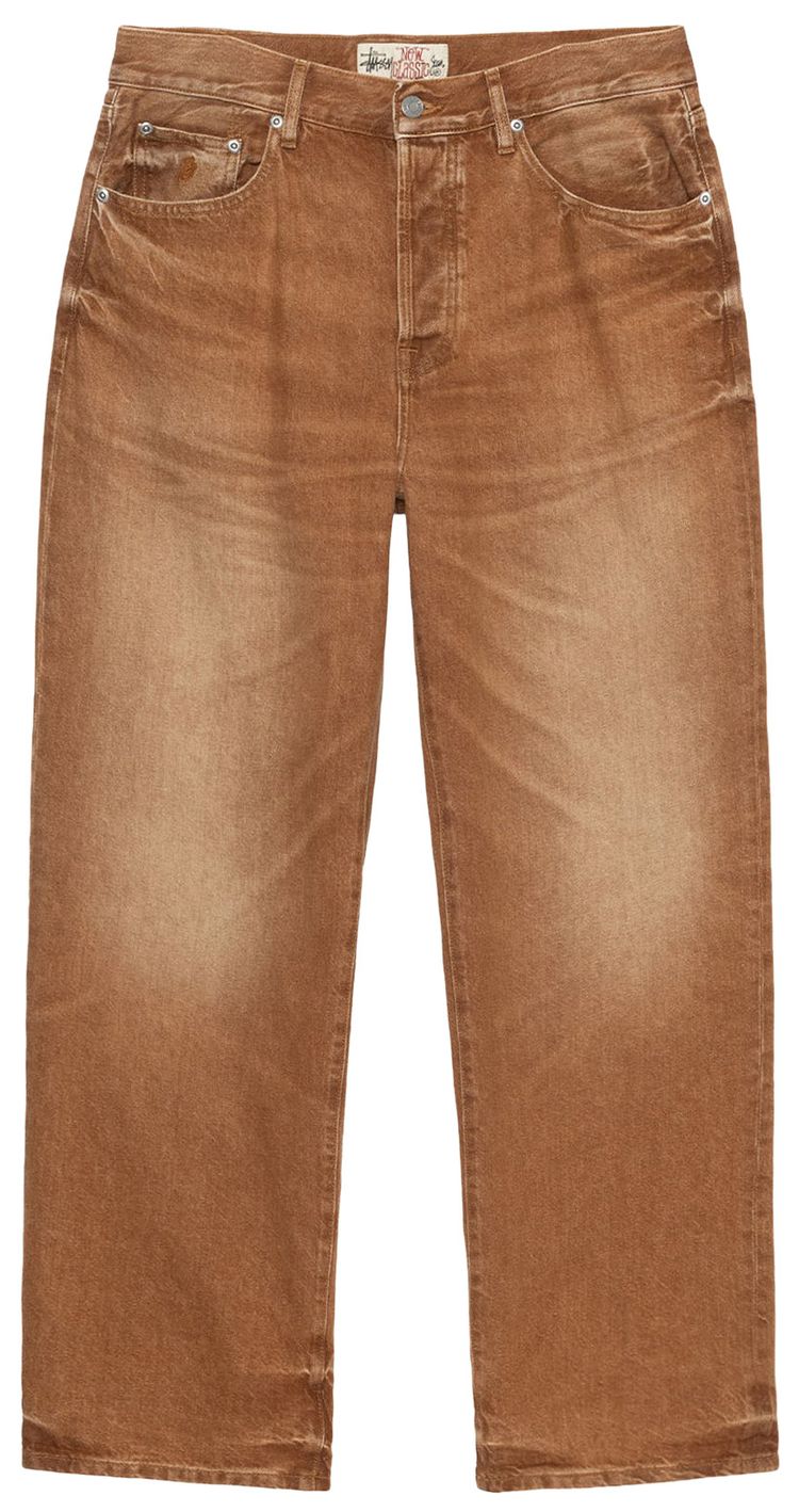 Stussy New Classic Jean Vintage Denim Brown