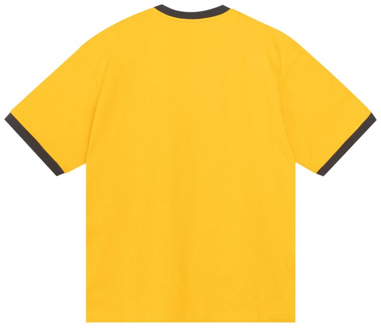 Stussy Sport Ringer Tee Gold