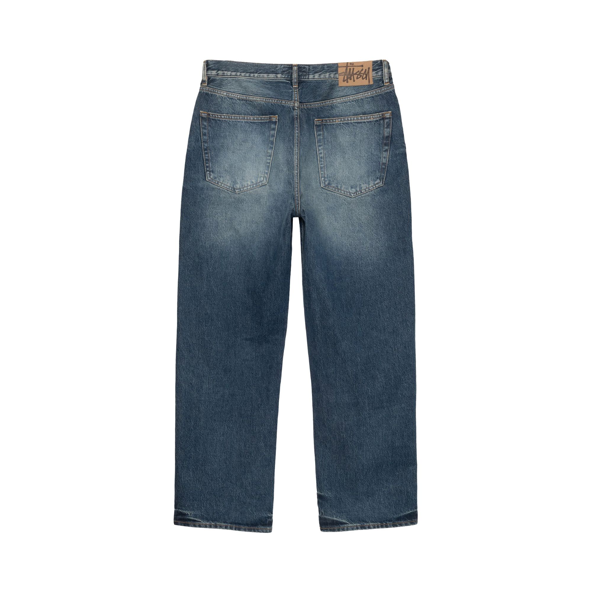 即完品stussy NEW CLASSIC JEAN DENIM LEOPARD Buy Stussy New Classic Jean Vintage Denim 'Indigo' - 116705