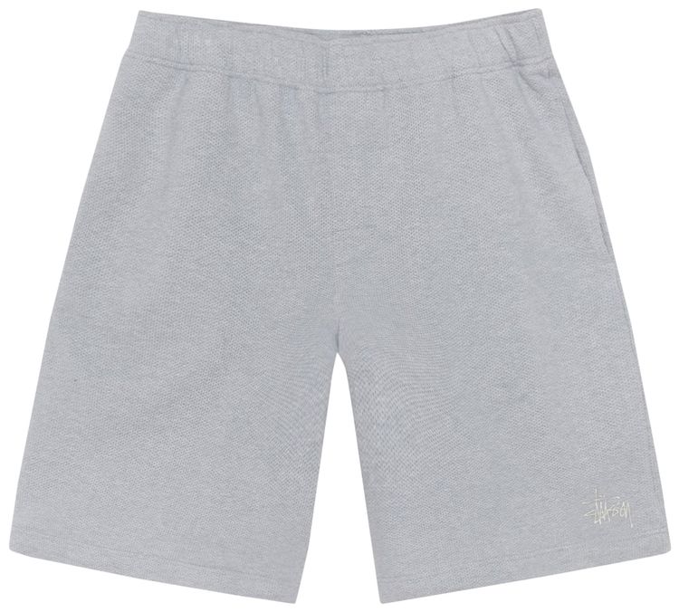 Stussy Double Layer Jersey Short Grey Heather