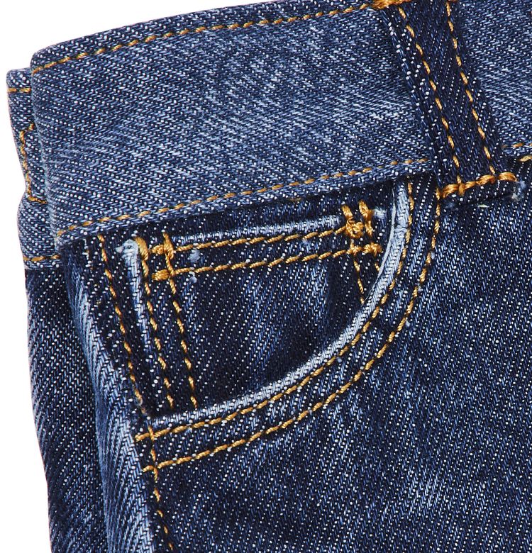 Medea Nina Small Denim Laser Bag Blue