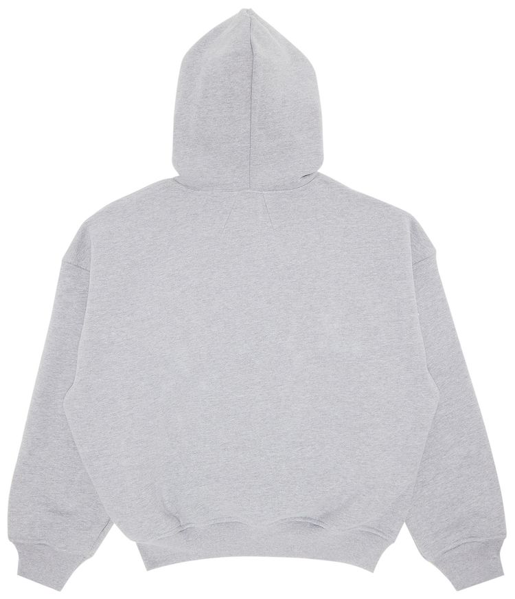 Rhude French Riviera Patch Hoodie Heather Grey