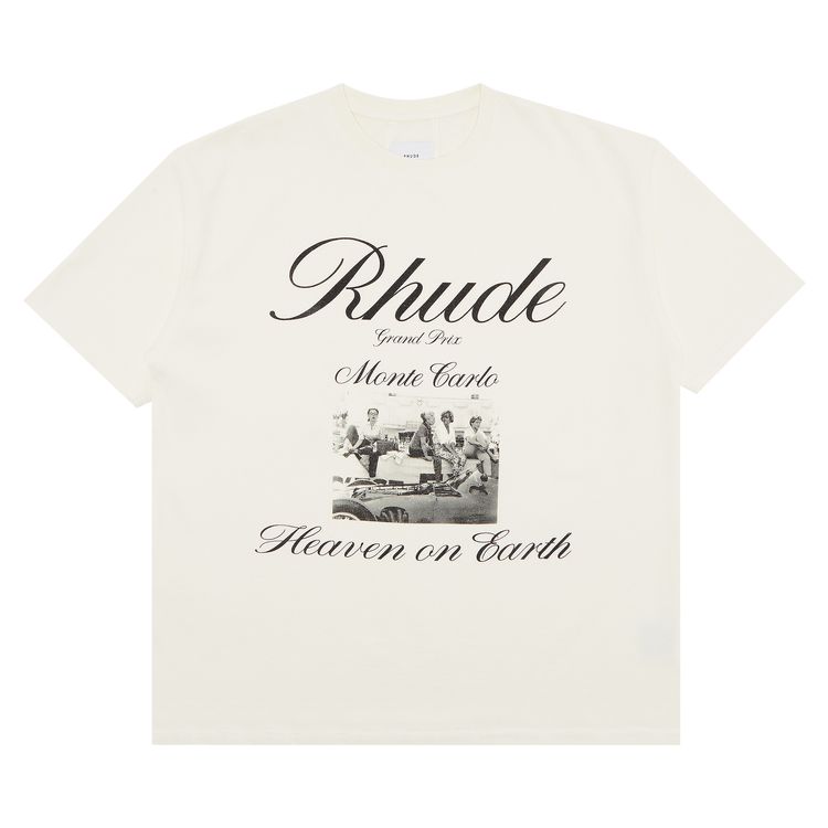 Rhude Heaven On Earth Tee Vintage White
