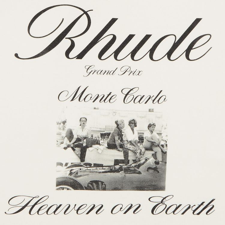 Rhude Heaven On Earth Tee Vintage White