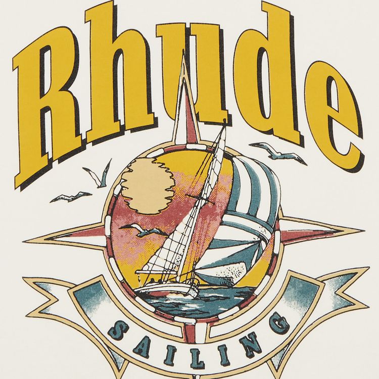 Rhude Port De Rhude Tee Vintage White