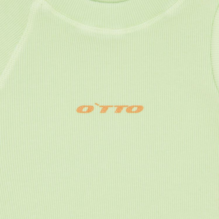 Ottolinger Deconstructed Rib T Shirt Green