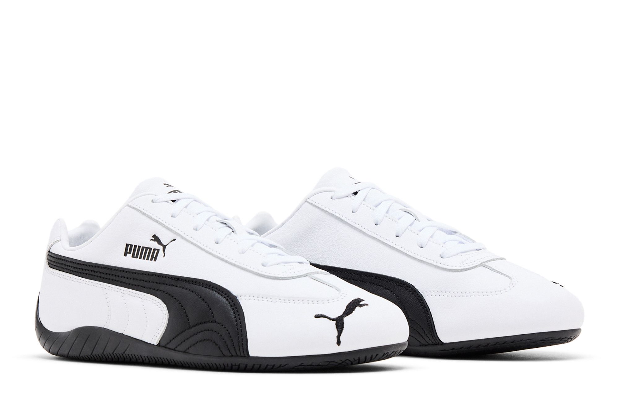 Buy Puma Speedcat Leather 'White Black' - 401603 02 | GOAT CA