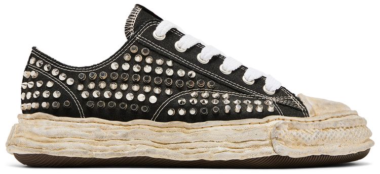 Maison Mihara Yasuhiro Peterson 23 OG Sole Studded Canvas Low Black