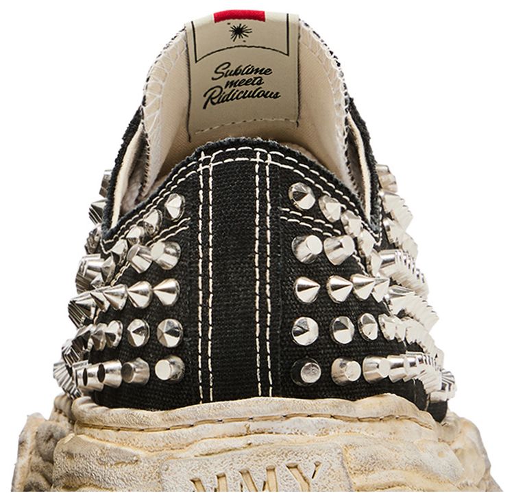 Maison Mihara Yasuhiro Peterson 23 OG Sole Studded Canvas Low Black