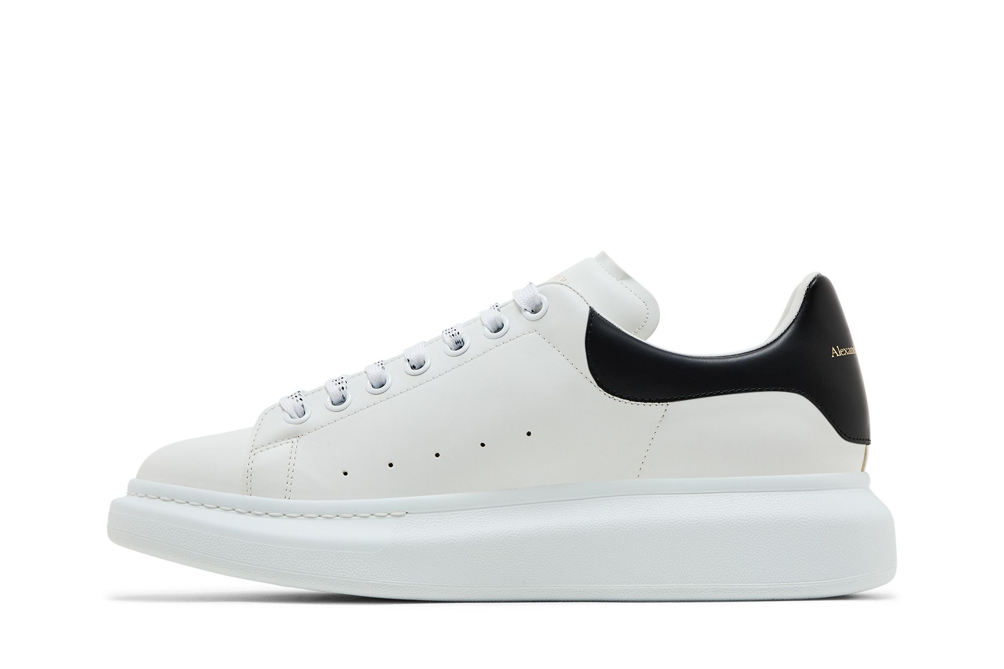 Buy Alexander McQueen Oversized Sneaker 'White Black' 2024