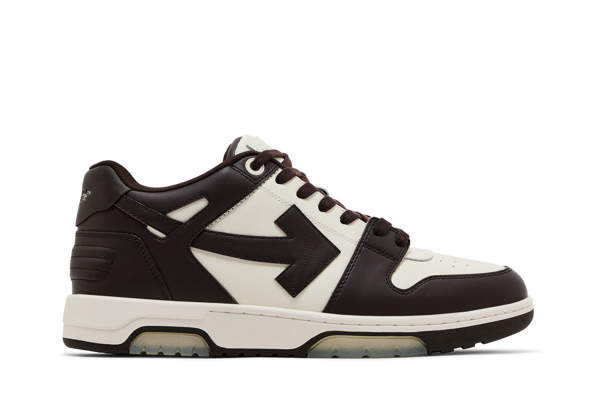 Buy Off-White Out of Office 'Chocolate Cream' - OMIA189S25LEA002