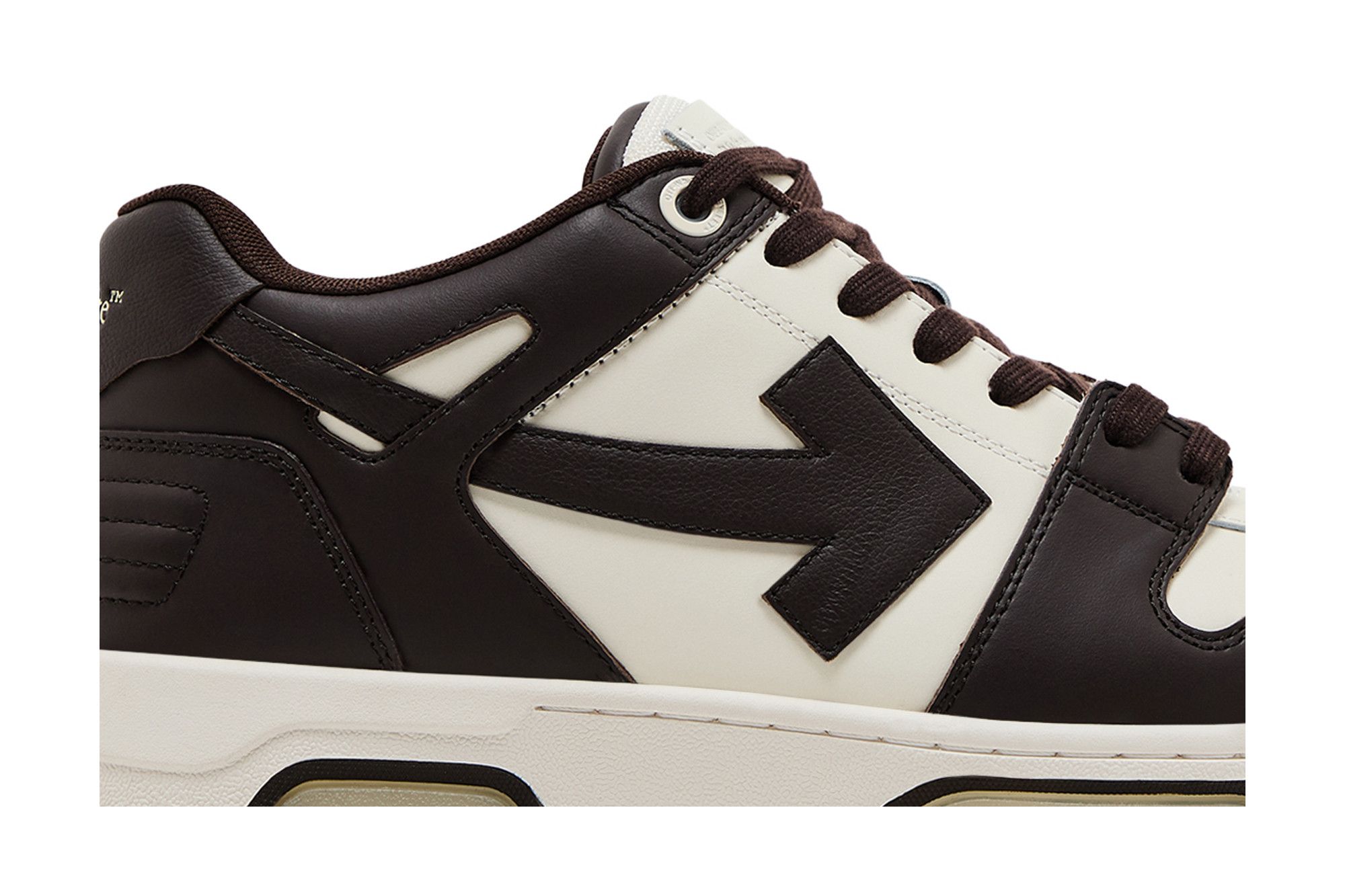 Buy Off-White Out of Office 'Chocolate Cream' - OMIA189S25LEA002