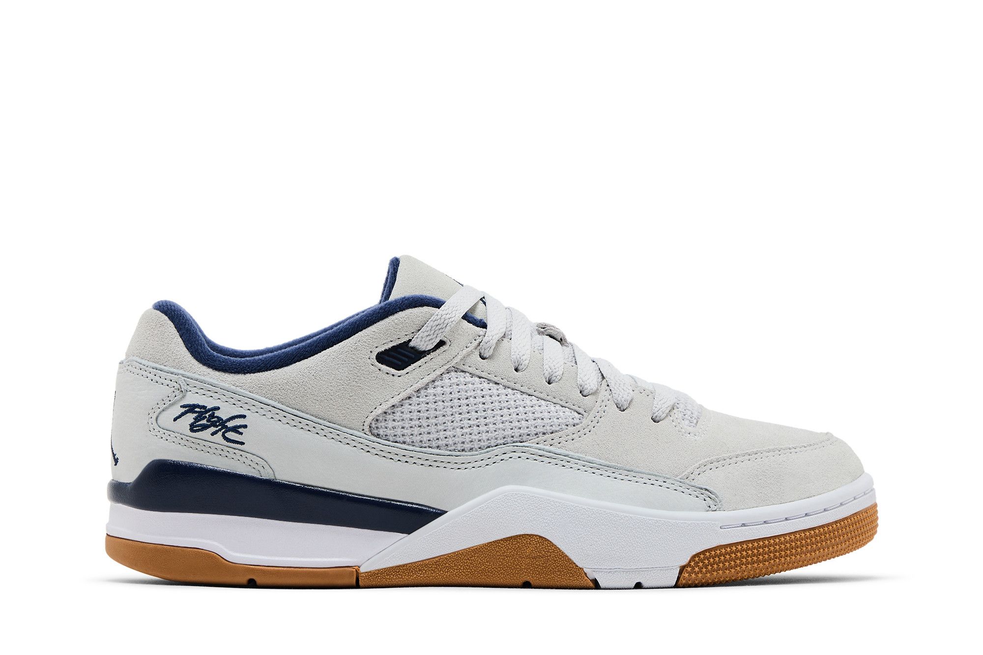 Buy Air Jordan Flight Court 'Neutral Grey Midnight Navy Gum