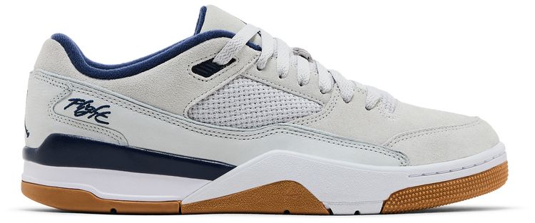 Air Jordan Flight Court Neutral Grey Midnight Navy Gum