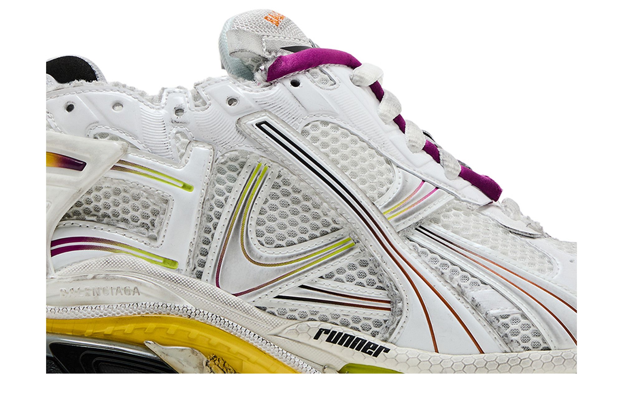 スニーカー BALENCIAGA SS25 'Runner' sneakers (772774WRUNG 9800) Buy Balenciaga Runner Sneaker 'Gradient - White Multi-Color