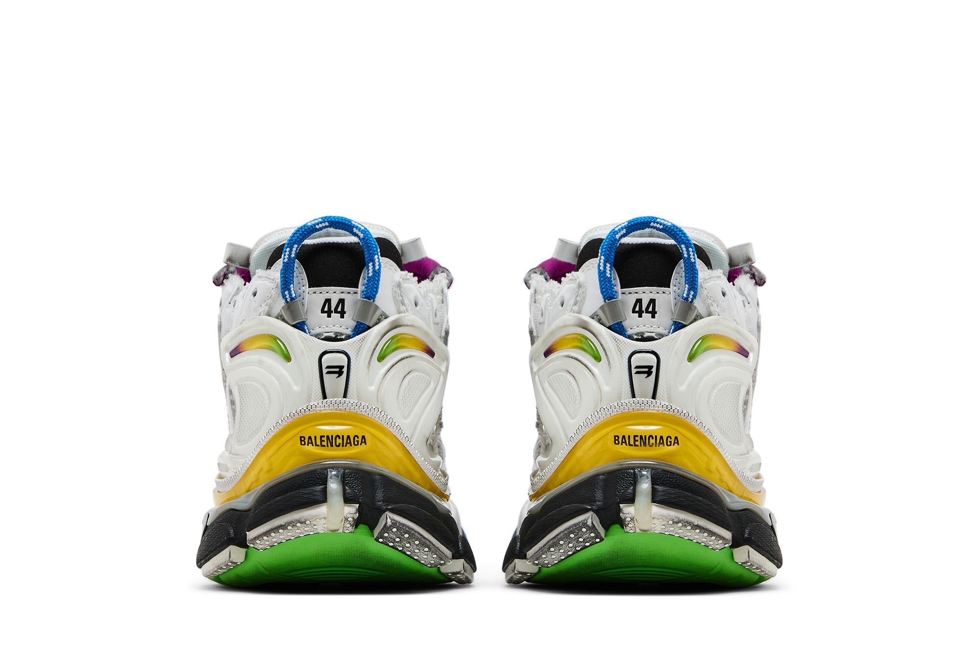 スニーカー BALENCIAGA SS25 'Runner' sneakers (772774WRUNG 9800) Men's Runner Gradient Sneaker in White/multicolored