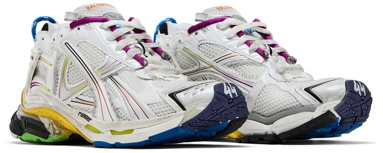 Balenciaga Runner Sneaker Gradient   White Multi Color