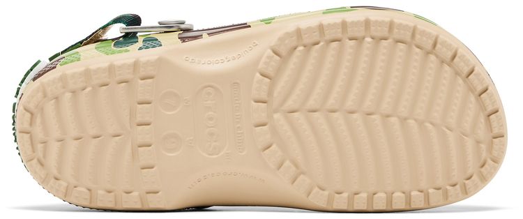 BAPE x Classic Clog ABC Camo   Green