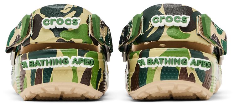 BAPE x Classic Clog ABC Camo   Green