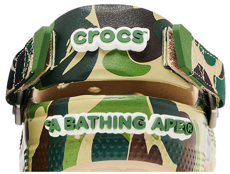 BAPE x Classic Clog ABC Camo   Green