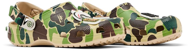BAPE x Classic Clog ABC Camo   Green